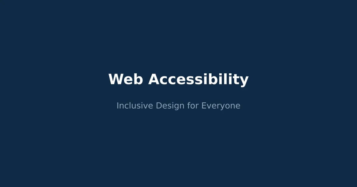 Abstract visualisation of inclusive web design and accessibility standards